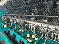 Ml18 Multi bar Raschel Spitzens toffe Kett strick maschine