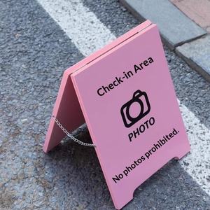 Panneau de signalisation double face pour ambiance de Noël, café, photo, check-in, Nouvel An, rue, piscine, attraction touristique, 2 cm - Product Image 5