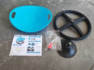 室内运动训练器材 360 °   感官秋千椅旋转盘旋转玩具，用于前庭平衡锻炼 - Product Image 6