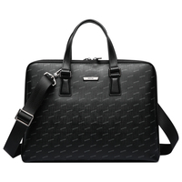 Sac à bandoulière Bopai de luxe en PVC durable, étanche, pour homme, pour ordinateur portable 15,6 pouces, sacoche de travail décontractée, vente en gros