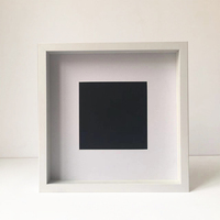 Cadre Sannahed 10x10, cadre profond en MDF avec passe-partout 5x5 pouces, cadre à ombre carré