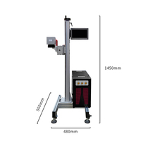 Machine de marquage laser à fibre volante Zixu en ligne JPT MOPA pour numéros de série sur canettes en aluminium, câbles et fils
