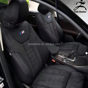 Pour BMW Série 7 5 3 1 X5 X3 X1 E46 E90 E60 F30 F10 E39 F20 G20 E36 Housses de siège <span class=keywords><strong>sur</strong></span> <span class=keywords><strong>mesure</strong></span> pour voiture, accessoires de voiture, 5 places, <span class=keywords><strong>simili</strong></span> <span class=keywords><strong>cuir</strong></span> - Product Image 1