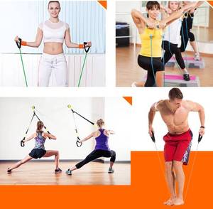 Cung Cấp Nhà Cung Cấp Vàng Vàng Đàn Hồi Ban Nhạc Cao Su Sản Phẩm Tập Thể Dục Phòng Tập Thể Dục Tập Thể Dục Kháng Ống Ban Nhạc Với Xử Lý - Product Image 6