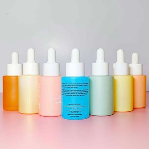 Emballage cosmétique rose mat givré, pots de crème cosmétique de 50 g, tubes en plastique de 30 ml, flacon compte-gouttes en verre de 50 ml avec pompe - Product Image 2