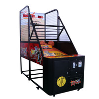 Máquina de Baloncesto Operada con Monedas, Juego de Tiro Arcade para Niños y Adultos, para Parques de Diversiones y Centros Comerciales