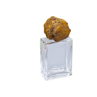 Bouteille en pierre brute naturelle cristal Fengshui pierre mixte oeil de tigre bouchon de bouteille de parfum artisanat pour la décoration de la maison