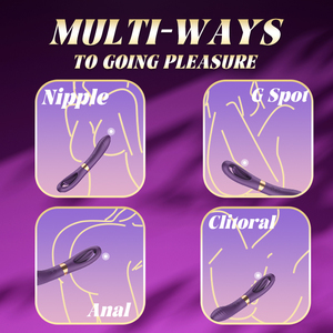 2 trong 1 rung flicking Massager kích thích nhiều khu vực nhạy cảm Đồ chơi tình dục cho phụ nữ - Product Image 5