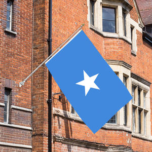 Drapeau <span class=keywords><strong>de</strong></span> la Somalie 3x5 pieds, bannière nationale, fierté somalienne, décoration pour la fête <span class=keywords><strong>de</strong></span> l'indépendance, bleu clair, étoile blanche, 90x150cm - Product Image 2