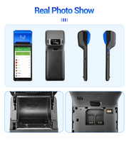 Terminal POS Portátil Android 12, 3GB+16GB, NFC, Escáner de Código de Barras 2D, Impresora de Recibos para Tiendas Minoristas y Restaurantes, Enchufe para EE. UU., UE, AU, Reino Unido