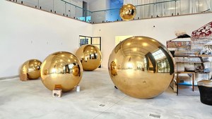 सोने की चांदी की सूजन चमकदार दर्पण गुब्बारा - Product Image 2