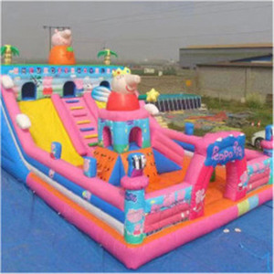 <span class=keywords><strong>Grand</strong></span> château gonflable commercial pour le terrain de jeu d'intérieur de ville d'amusement avec le coffre-fort gonflable de ventilateur de puissance élevée de terrain de football de trampoline - Product Image 3