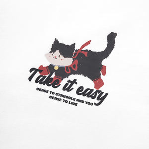 Streetwear lourd hommes T-shirt avec logo et image T-shirt surdimensionné personnalisé pour hommes impression T-shirts impression - Product Image 3