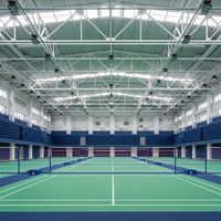 Estadio Interior Prefabricado de Acero de 100X50m para Cancha de Tenis