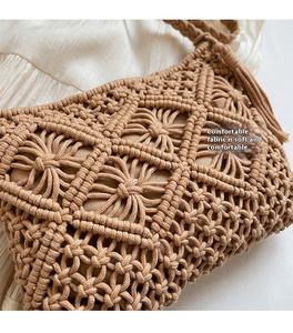 Vente en gros 2025 sacs d'automne faits à la main en coton avec crochet fermeture éclair unique logo personnalisé OEM marque privée approvisionnement en vrac pour les détaillants - Product Image 5