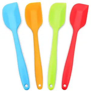 Spatule de cuisson en silicone, grattoir de beurre résistant à la chaleur, Mini spatule en caoutchouc, de qualité alimentaire, outils cuisine