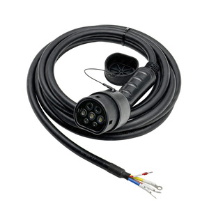 Custom Eu Standard 7 Pin Portable Ac <b>Charging</b> <b>Cable</b> 16 32A For Home Ev Charger Retrofit Upgrade - Product Image 1