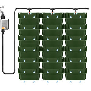 Verdissement vertical tridimensionnel intérieur-extérieur en plastique murs de plantes vivantes enclos creux sol pot de fleurs conteneurs jardin - Product Image 1