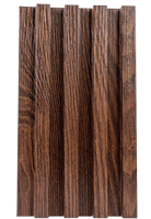 Panneaux muraux rainurés en PVC WPC à grain de bois pour la décoration