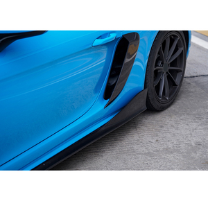 Nueva Rejilla de Admisión de Fibra de Carbono Mejorada 2016-2024, Panel Lateral de Admisión de Aire, para 718 982 Cayman Boxster - Product Image 4