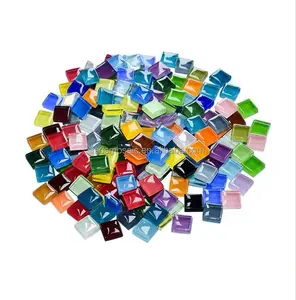 Diy Square Pieces Frames Handmade Jewelry Art Decor Crystal Mosaic Glass Tile For Crafts