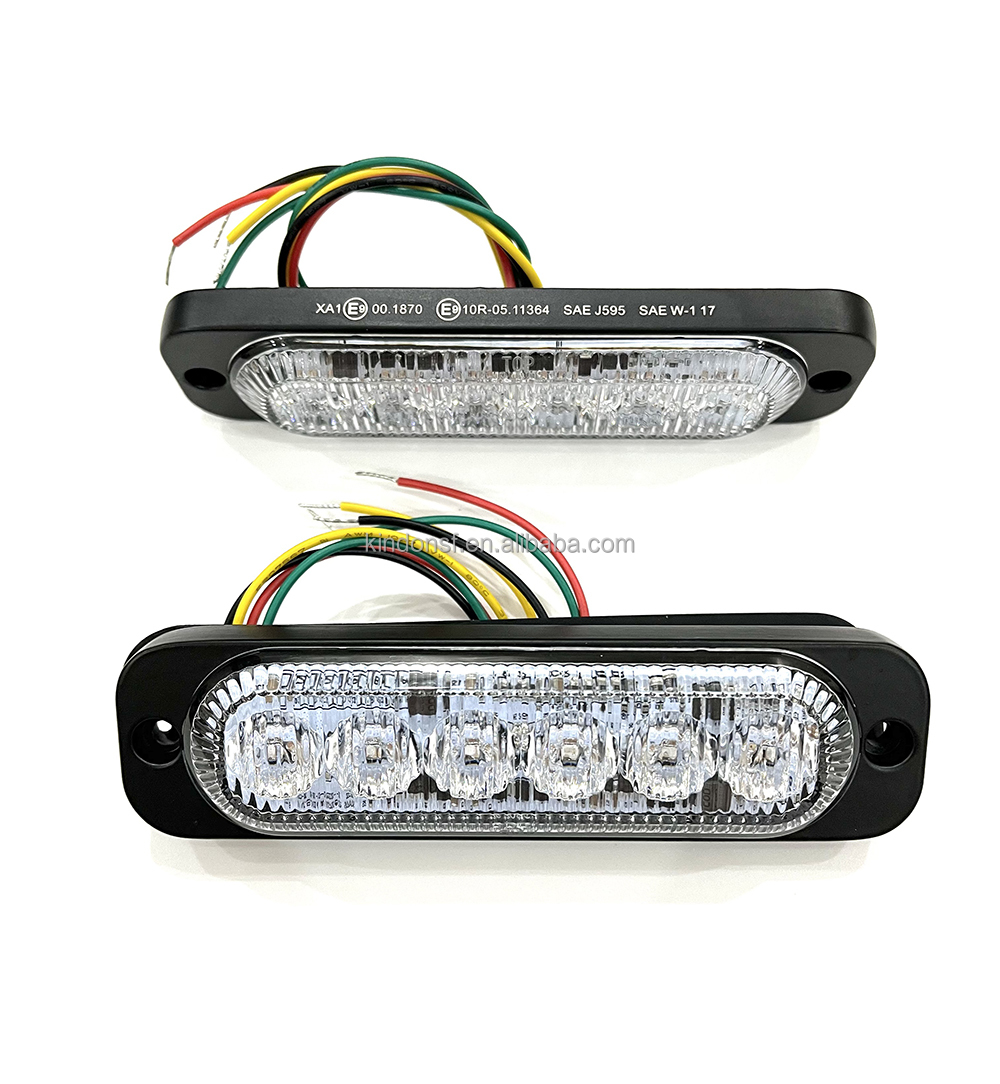 ECE R65 R10 SAE J595 Approved LED Strobe Lights by Kindonsafety