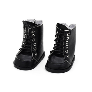 Zapatos de <span class=keywords><strong>muñeca</strong></span> Reborn de <span class=keywords><strong>18</strong></span> pulgadas, botas, buena artesanía, <span class=keywords><strong>muñeca</strong></span> America Girl de 7,5 cm, modelo educativo de juguete para muñecas de <span class=keywords><strong>18</strong></span> pulgadas - Product Image 4