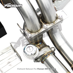 ท่อไอเสียแบบ Catback พร้อมวาล์ว สำหรับ Ferrari 360/F360 3.6L Modena/Spider ปี 2003-2005 ยี่ห้อ Boska ผลิตจากสแตนเลส - Product Image 3