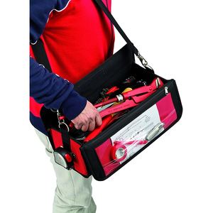 Sac de transport Usag Tool en tissu rouge haute résistance avec poignée supérieure et fermeture à boucle pour le rangement de matériel de plomberie U00070034 - Product Image 4