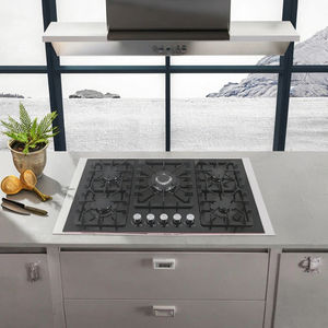 Fornello a <span class=keywords><strong>Gas</strong></span> In vetro temperato a 5 fuochi <span class=keywords><strong>forno</strong></span> a <span class=keywords><strong>Gas</strong></span> di petrolio liquefatto per uso domestico con batteria e fonte di energia elettrica - Product Image 5