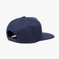 Topi Snapback 5 Panel Model Flat Bill dengan Patch Tenun Custom Bendera Amerika untuk Grosir Fesyen