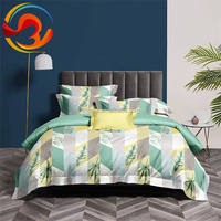 Ensemble de draps de lit en coton 4 pièces ensemble de literie complet en peluche