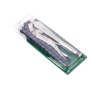 คีมหนีบโซ่หนัก 9 นิ้ว เหล็กโครเมี่ยมวานาเดียม เกรดอุตสาหกรรม ปากเรียบ กว้าง 1 นิ้ว เครื่องมือประแจท่อแบบใช้มือ - Product Image 1