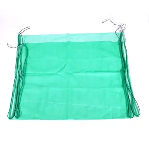 Packaging bags for dates pe mesh bag monafilament mesh bag 70x90cm with black drawstring
