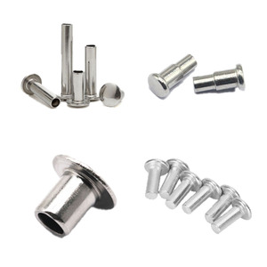Remaches de diamantes de imitación de cuero para ropa de hardware de precisión personalizados OEM <span class=keywords><strong>remache</strong></span> de cabeza plana de acero inoxidable de <span class=keywords><strong>rosca</strong></span> <span class=keywords><strong>interna</strong></span> - Product Image 1