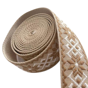 Pita Jacquard Bohemian 38mm, Hiasan Tenun Geometris Etnik untuk Tali Tas, Dekorasi Rumah & Pakaian, dan Topi Berhias - Product Image 5