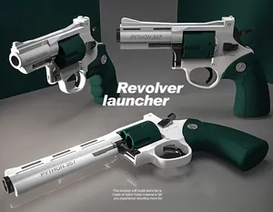 De gros pistolet et bullet tatouages-Robotime — revolver ZP5, jouet interactif, pistolet à balles souples, en plastique, pour garçons, nouveau Style, 2022