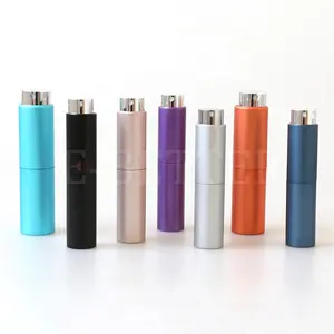 E-Beter 5Ml 8Ml 10Ml 15Ml Kleine Matte Zwarte Aluminium Metalen Geurverstuiver Reizen Spray 20Ml Parfumfles