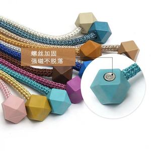 Cinta Magnética para Cortinas con Hebilla <span class=keywords><strong>de</strong></span> Cubo <span class=keywords><strong>de</strong></span> <span class=keywords><strong>Rubik</strong></span>, Decoración del Hogar, Sin Perforaciones, Almacenamiento, Cuerda para Atar Cortinas - Product Image 1