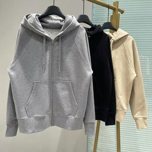 {M.LIVES} Sudadera con Capucha y Cremallera con Pequeño Corazón para Hombre, Modelo A179, Bordado 3D, Impresión Digital, Ajuste Holgado, 100% Algodón, Color Sólido, Invierno - Product Image 2