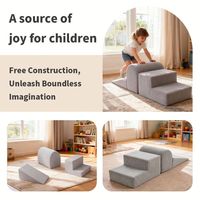 Bloques de Construcción Modulares de Espuma PU, Juego de Juguetes Educativos Multifuncionales de Pana para el Desarrollo de la Inteligencia de Niños Pequeños