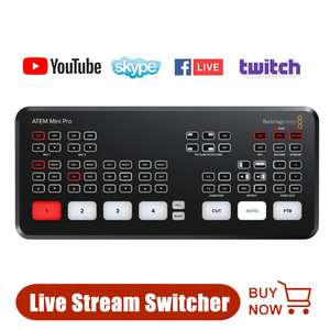 Mezclador de Video Blackmagic <span class=keywords><strong>ATEM</strong></span> <span class=keywords><strong>Mini</strong></span> Pro/<span class=keywords><strong>ATEM</strong></span> <span class=keywords><strong>Mini</strong></span>/<span class=keywords><strong>ATEM</strong></span> <span class=keywords><strong>Mini</strong></span> Pro ISO para Transmisión en Vivo, Grabación Multivista - Product Image 2