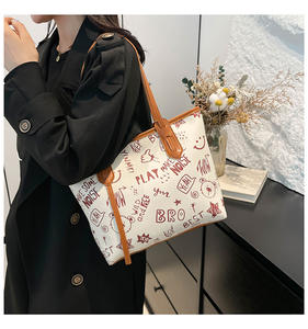 Bolso de Mano con Estampado de Dibujos Animados para Mujer, Estilo Coreano Simple, Bolso de Hombro para Fotografía Callejera, Bolso Cruzado para Estudiantes - Product Image 6