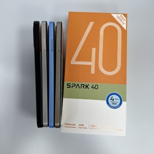 Buena venta <span class=keywords><strong>Spark</strong></span> 40 Smartphone Original HD + 5G <span class=keywords><strong>Techno</strong></span> Network 5200mAh Android14 24GB + 512GB Teléfono celular 2K Español LTE - Product Image 1