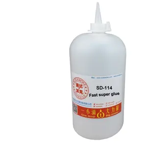 1kg/bottle 5~8 Seconds Cure18.9 Super Glue Cyanoacrylate Adhesive For PVC Rubber Glass Plastic