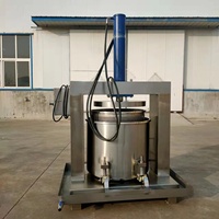 Hydraulische sapcentrifuge industriële koude pers voor groenten en druivenwijnproductie, verticaal model