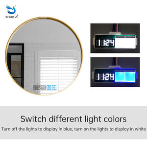 สวิตช์<span class=keywords><strong>หรี่</strong></span>ไฟแบบสัมผัส รุ่นบางเฉียบ DC12V 5A 60W พร้อมจอแสดงเวลาและอุณหภูมิ  สำหรับ<span class=keywords><strong>กระ</strong></span>จกไล่ฝ้า ไฟ LED  ปรับความสว่างได้แบบไม่มีขั้นตอน - Product Image 4