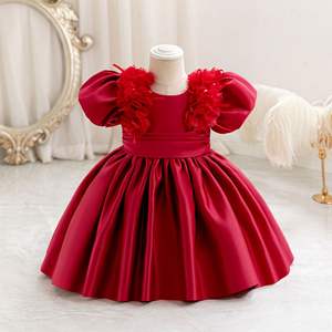 <span class=keywords><strong>Robe</strong></span> de soirée <span class=keywords><strong>tutu</strong></span> pour bébé fille, manches bouffantes, pour fête de fleurs, anniversaire de 1 an, princesse, mariage, baptême, tout-petit - Product Image 3