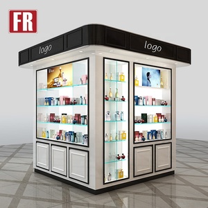 <span class=keywords><strong>En</strong></span> gros Mini Kiosque de Center <span class=keywords><strong>Commercial</strong></span> Cosmétique Produit Rack Vitrine Cosmétique avec Led - Product Image 5