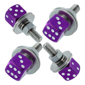 <span class=keywords><strong>Bulloni</strong></span> per Targa in Lega di Alluminio Stile Dado, Fissaggi Universali per Veicoli, Viti Decorative per Auto, Moto, Bici Elettriche - Product Image 6